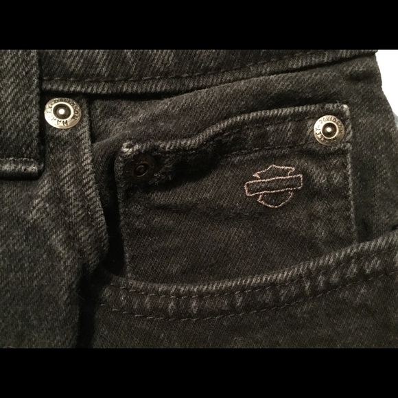 Harley Davidson Black jeans women’s..great condition - Picture 7 of 10